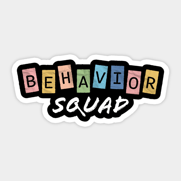 behavior squad Sticker by Crocodile Store